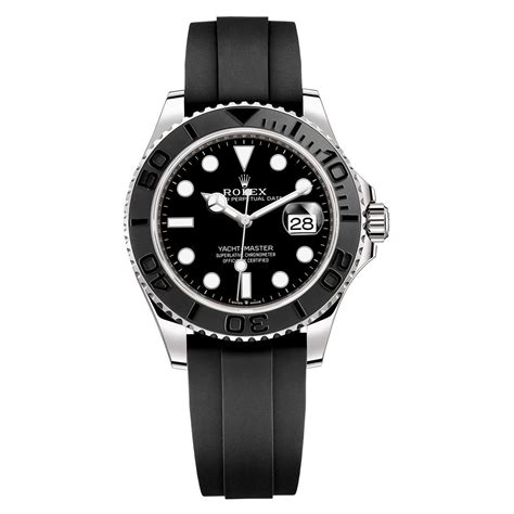 rolex black rubber strap